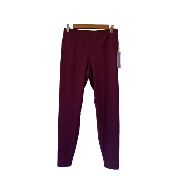 MeUndies MoveMe Women Large Sangria High Rise Classic Legging Workout Gym Active - Picture 1 of 8